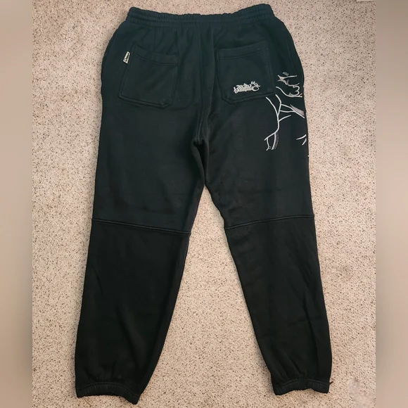 South Pole Vintage Fat Albert Black Jogger Sweatpants